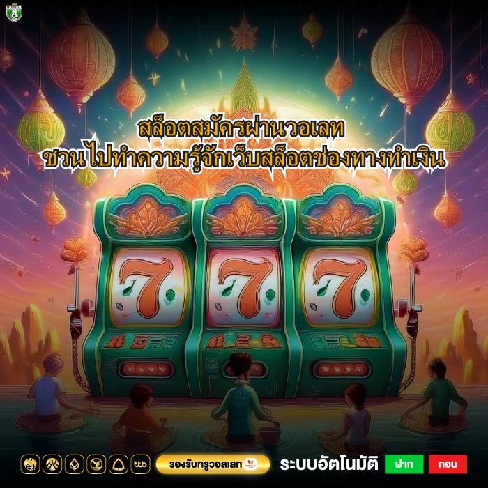 สล็อตสมัครผ่านวอเลท ชวนไปทำความรู้จักเว็บสล็อตช่องทางทำเงิน